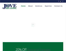 Tablet Screenshot of jovepestcontrol.com